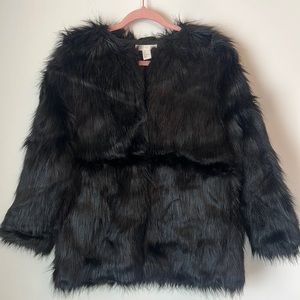 H&M Faux Fur coat